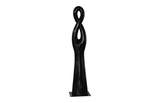Phillips Collection Twisted Sculpture Gel Coat Black Accent