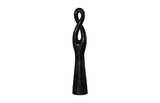 Phillips Collection Twisted Sculpture Gel Coat Black Accent