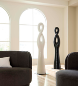 Phillips Collection Twisted Sculpture Gel Coat Black Accent