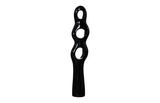 Phillips Collection Triple Circle Sculpture Gel Coat Black Accent