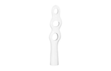 Phillips Collection Triple Circle Sculpture Gel Coat White Accent