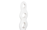 Phillips Collection Triple Circle Sculpture Gel Coat White Accent