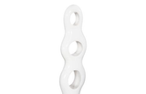 Phillips Collection Triple Circle Sculpture Gel Coat White Accent