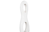 Phillips Collection Double Circle Sculpture Gel Coat White Accent