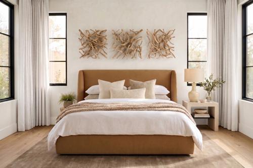 Phillips Collection Vine Wall Tile, LG Bleached Wall Art