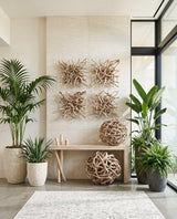 Phillips Collection Vine Wall Tile, LG Bleached Wall Art