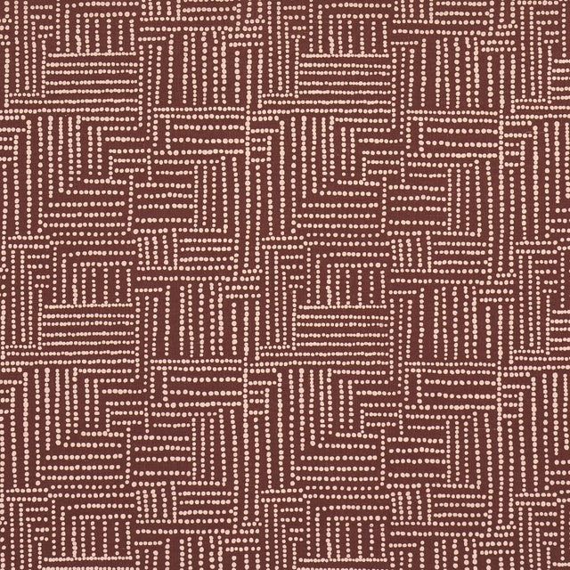 Schumacher Coco Hand Screen Print Coconut Latte Fabric