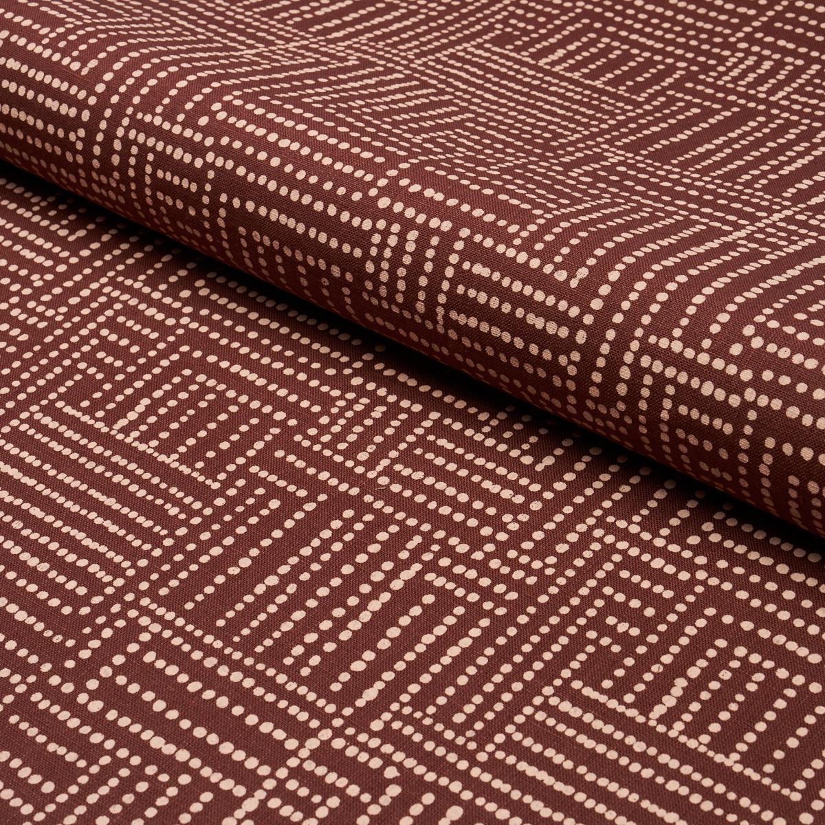 Schumacher Coco Hand Screen Print Coconut Latte Fabric