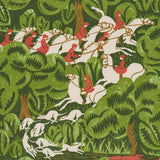 Schumacher Margaret Schloeman'S Fox Chase Forest Fabric