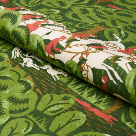Schumacher Margaret Schloeman'S Fox Chase Forest Fabric