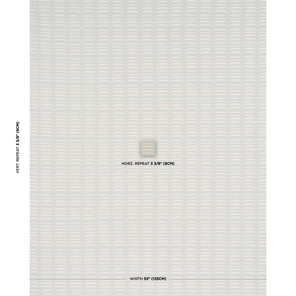 Schumacher Parable Hand Block Ice Fabric