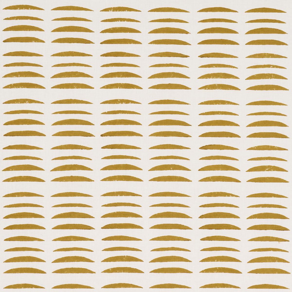 Schumacher Parable Hand Block Ginger Fabric