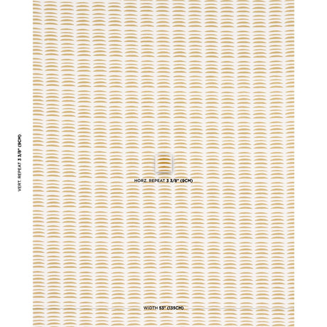 Schumacher Parable Hand Block Ginger Fabric