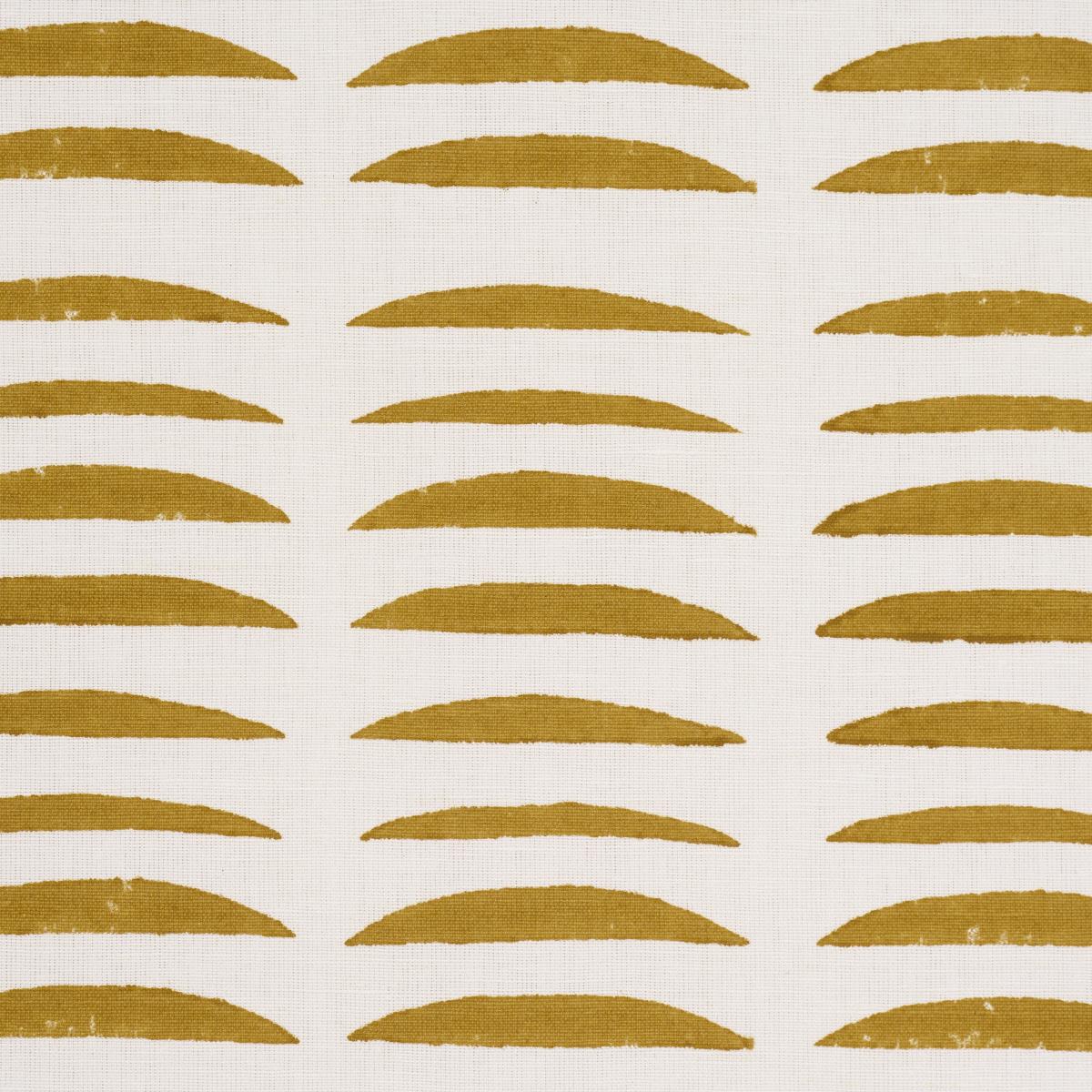 Schumacher Parable Hand Block Ginger Fabric