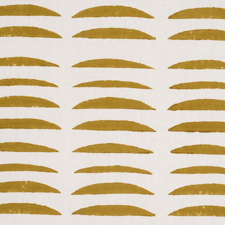 Schumacher Parable Hand Block Ginger Fabric