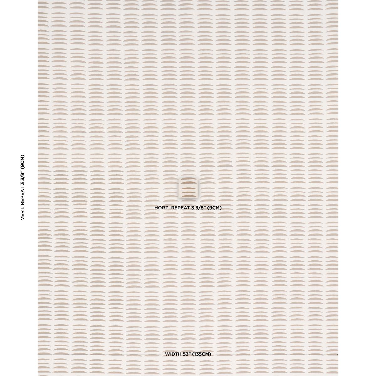 Schumacher Parable Hand Block Sand Fabric