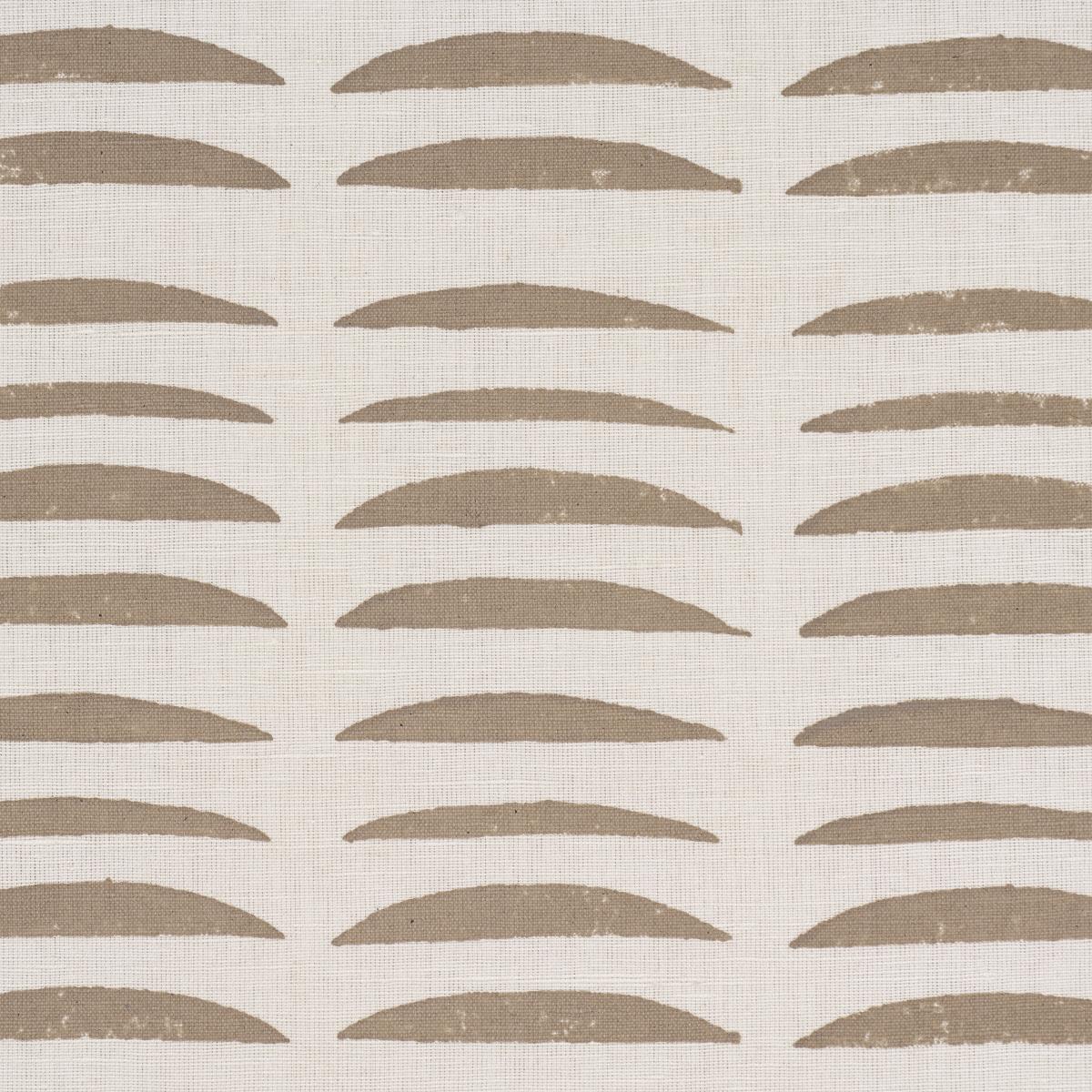 Schumacher Parable Hand Block Sand Fabric