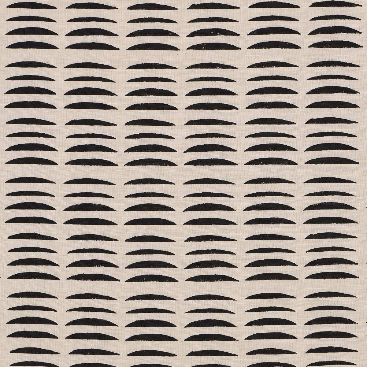 Schumacher Parable Hand Block Charcoal Fabric