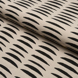 Schumacher Parable Hand Block Charcoal Fabric