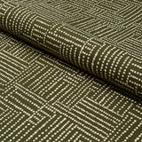 Schumacher Coco Hand Screen Print Palm Tree Green Fabric