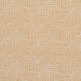 Schumacher Coco Hand Screen Print Sunbleached Ochre Fabric