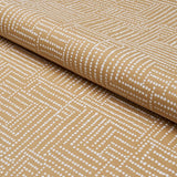 Schumacher Coco Hand Screen Print Sunbleached Ochre Fabric