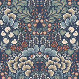 Borastapeter Blomstervall Midnight Multi Wallpaper