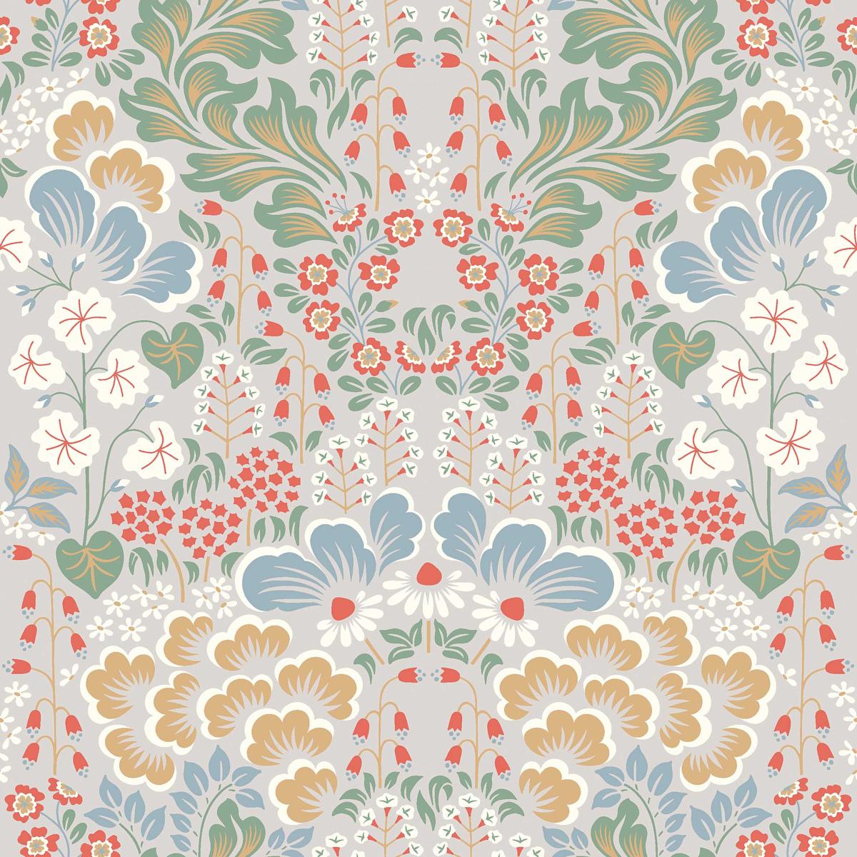 Borastapeter Blomstervall Multi Wallpaper