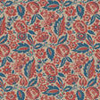 Borastapeter Elise Red And Blue Wallpaper