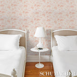 Schumacher Arita Floral Rose Wallpaper