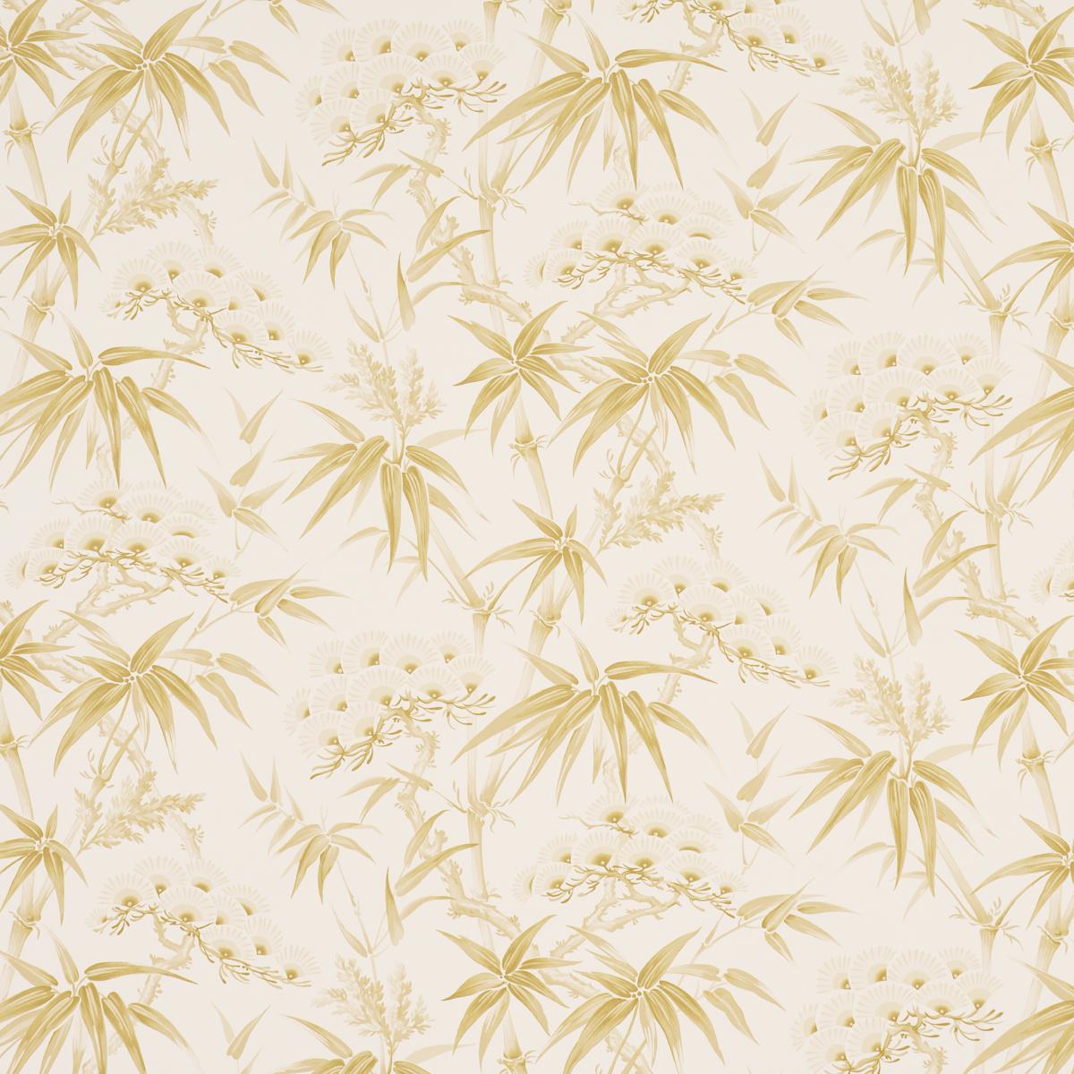 Schumacher Arita Floral Citron Wallpaper