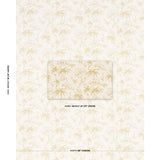 Schumacher Arita Floral Citron Wallpaper
