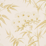 Schumacher Arita Floral Citron Wallpaper