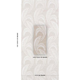Schumacher Banana Leaf Sisal Silver Wallpaper