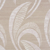 Schumacher Banana Leaf Sisal Silver Wallpaper