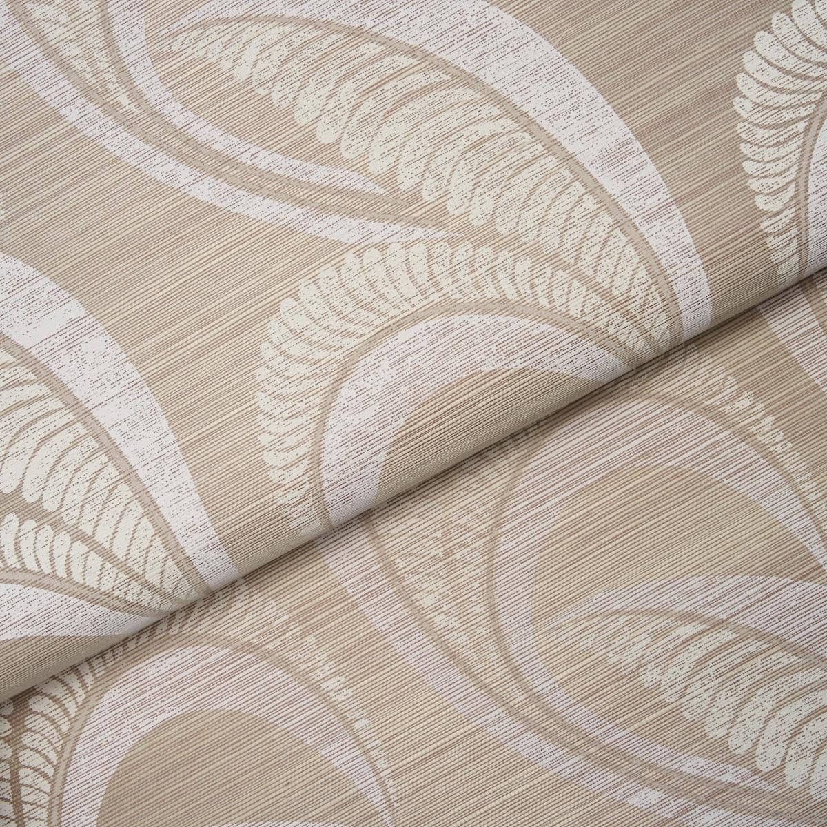 Schumacher Banana Leaf Sisal Silver Wallpaper
