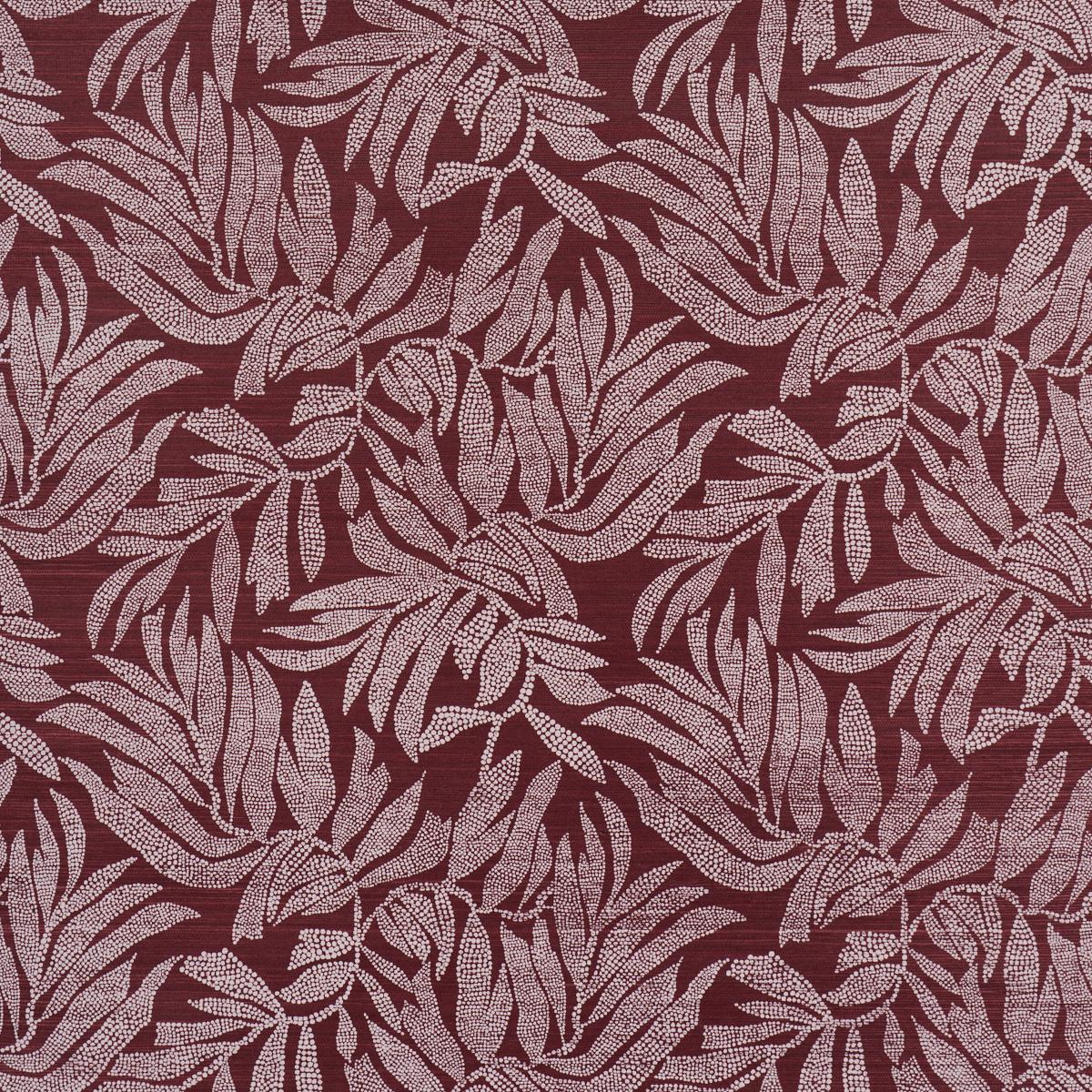 Schumacher Tayrona Palm Mosaic Sisal Coconut Latte Wallpaper