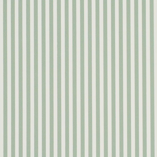 Schumacher Emma Stripe Narrow Aegean Wallpaper