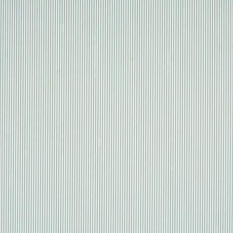 Schumacher Emma Stripe Narrow Aqua Wallpaper