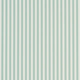 Schumacher Emma Stripe Narrow Teal Wallpaper