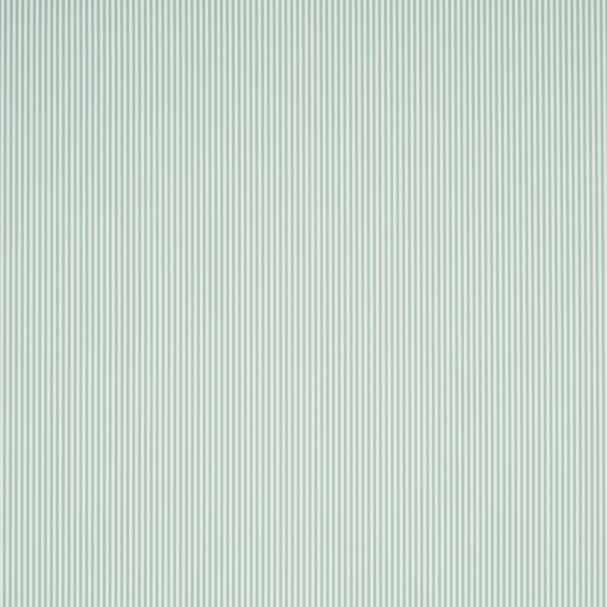 Schumacher Emma Stripe Narrow Teal Wallpaper