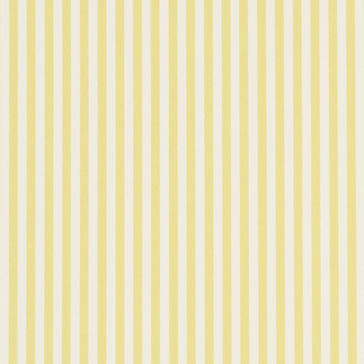Schumacher Emma Stripe Narrow Yellow Wallpaper