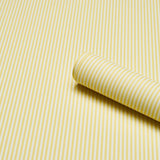 Schumacher Emma Stripe Narrow Yellow Wallpaper