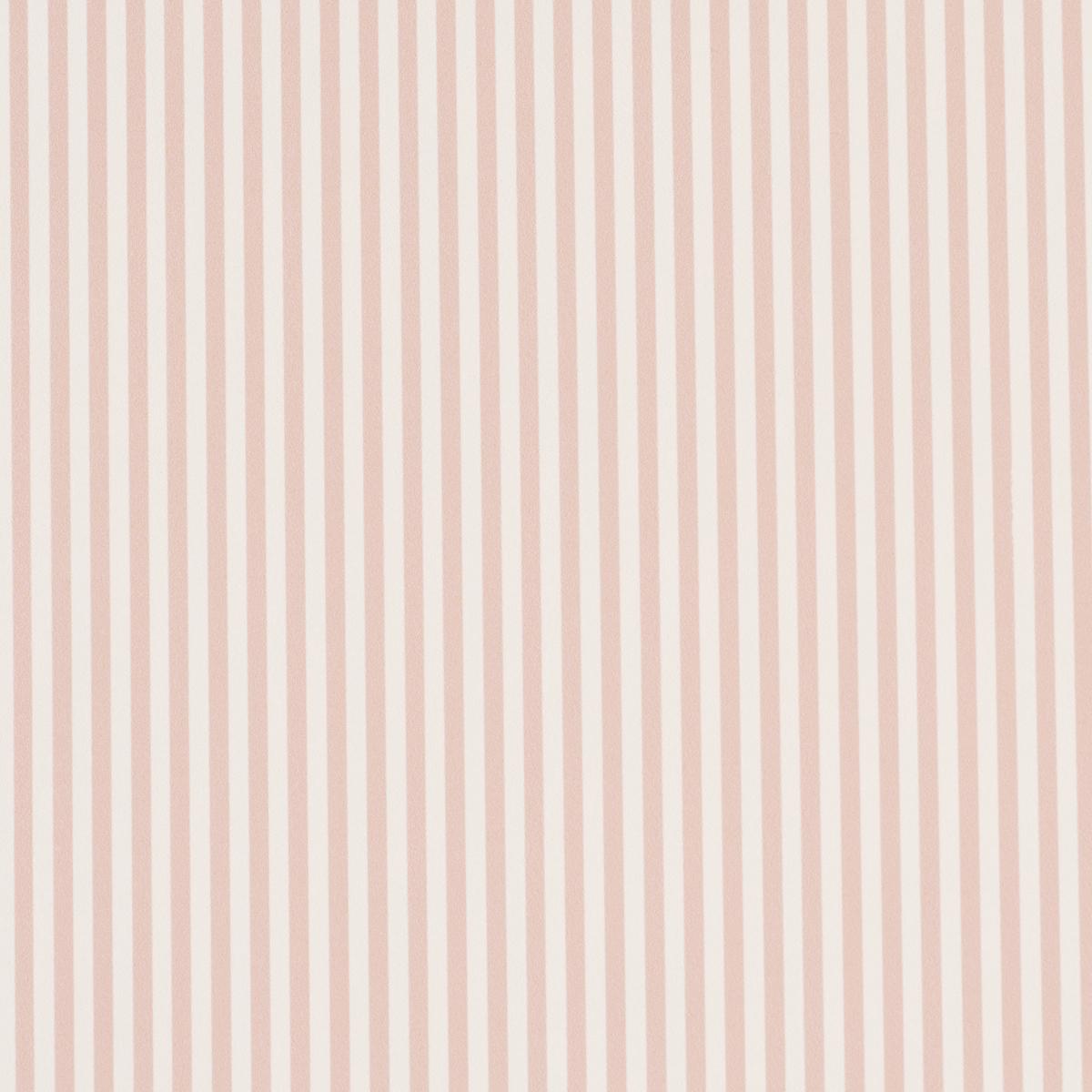 Schumacher Emma Stripe Narrow Blush Wallpaper