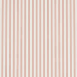 Schumacher Emma Stripe Narrow Rose Wallpaper