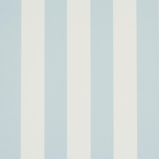 Schumacher Emma Stripe Sky Wallpaper
