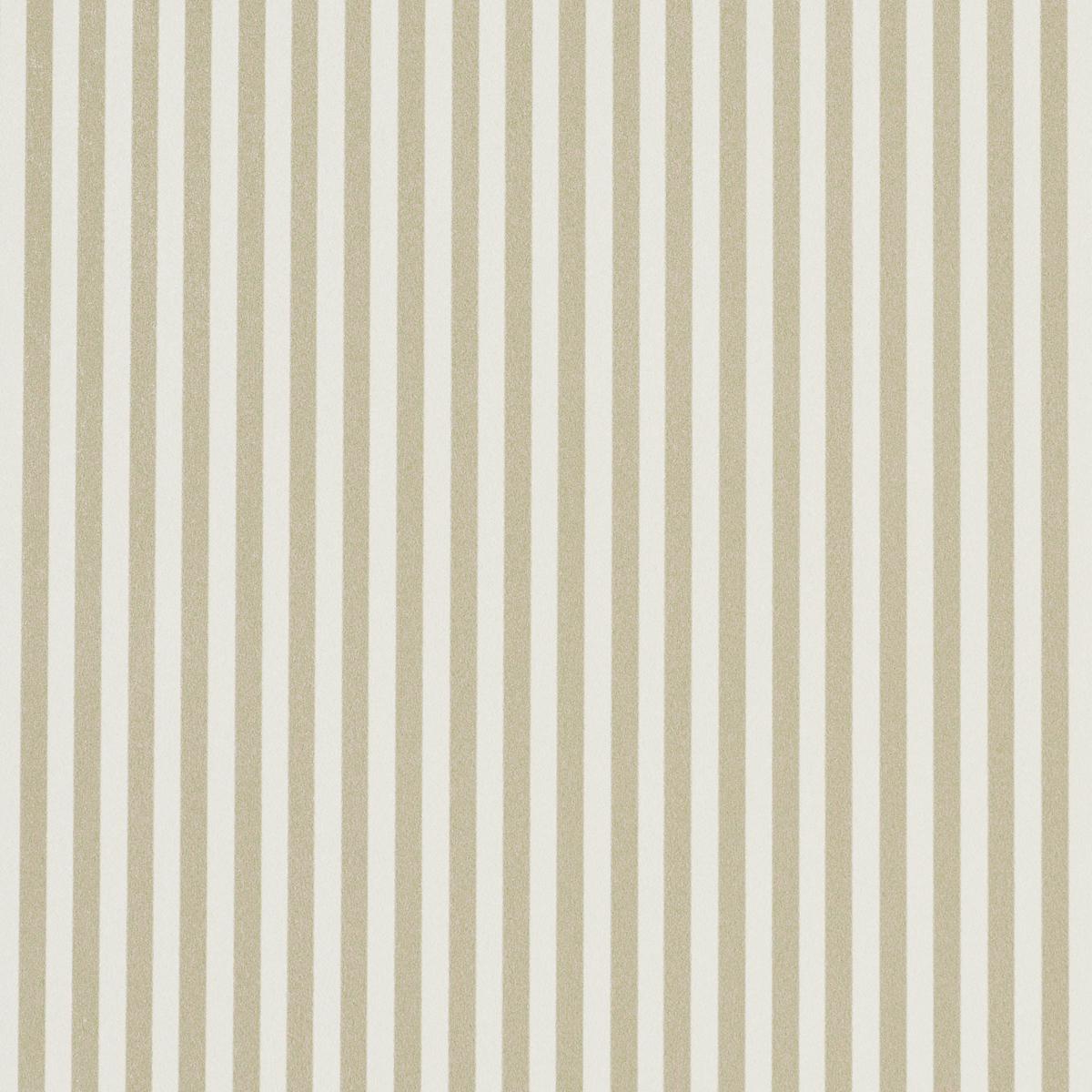 Schumacher Emma Stripe Narrow Neutral Wallpaper
