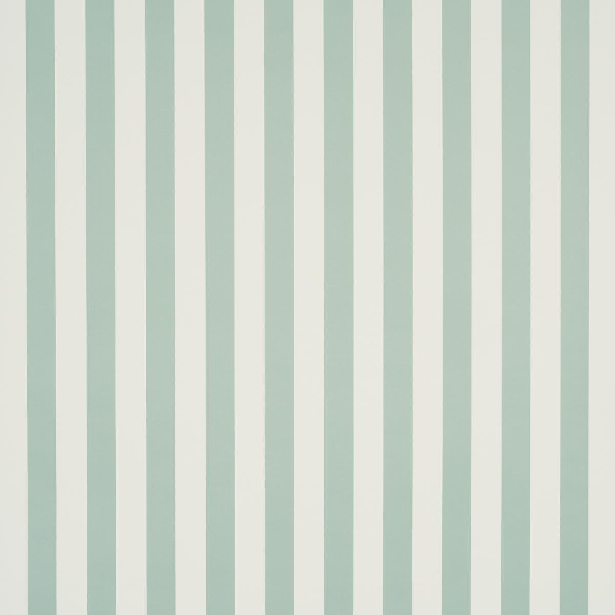 Schumacher Emma Stripe Seaglass Wallpaper