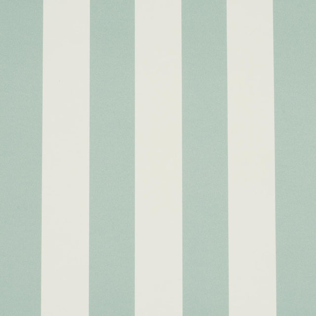 Schumacher Emma Stripe Seaglass Wallpaper