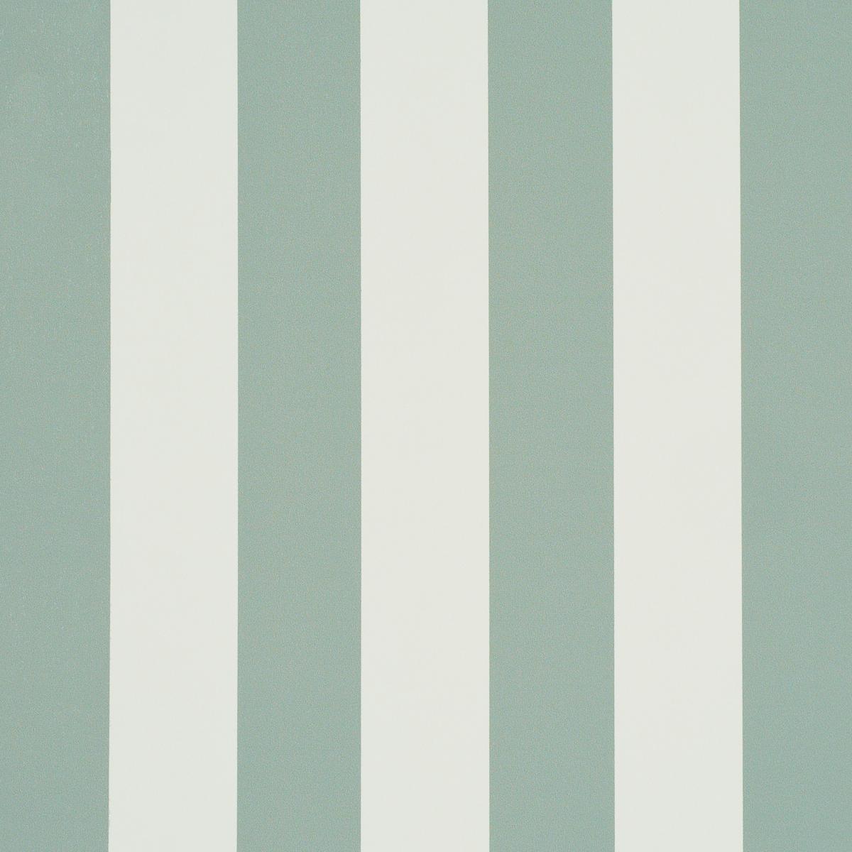 Schumacher Emma Stripe Teal Wallpaper